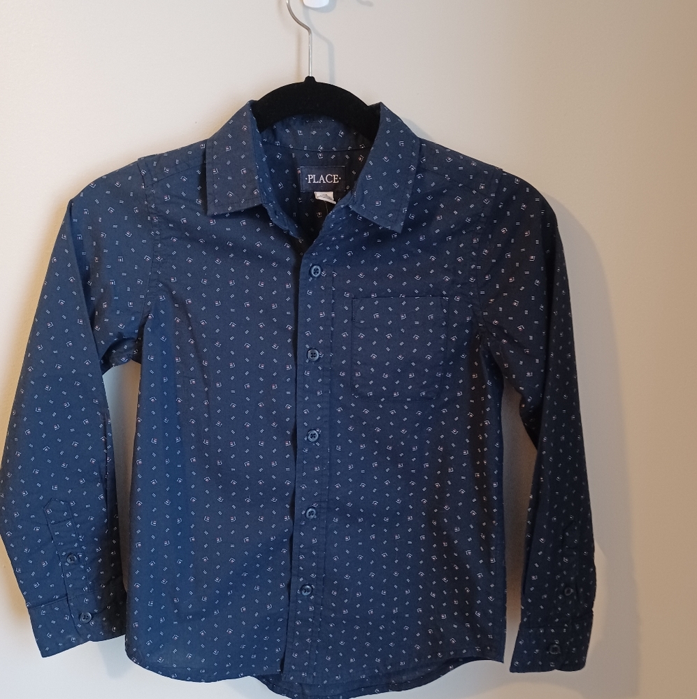 Children's place, button down shirt for boys